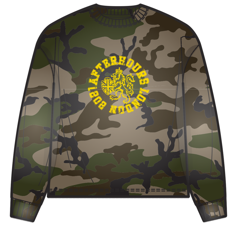 Washed Camo Thermal longsleeve